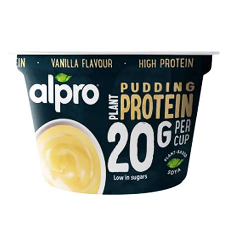 Infografik Nährwerte Alpro Soja Pudding