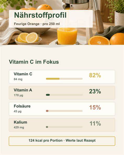 Infografik Nährwerte pro Portion Orangentrüffel