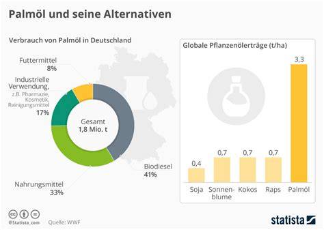 Infografik Palmöl-Problematik und nachhaltige Alternativen