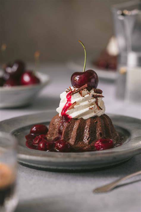 Infografik Schwarzwälder Kirsch Pudding Rezept und Varianten