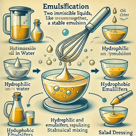 Infografik Zubereitung Honig-Senf-Dressing: Reihenfolge der Zutaten und Emulgieren