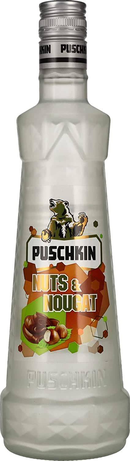 Infografik Zutaten Liste Puschkin Nuts Nougat