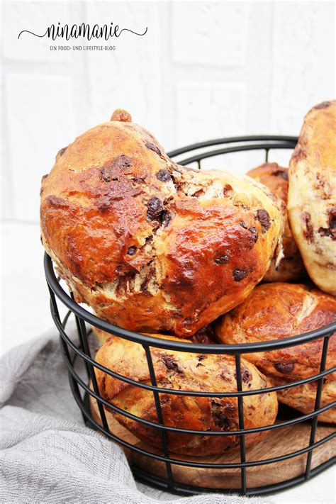 Infografik Zutaten für Vollkorn Schoko Brötchen