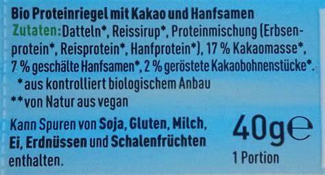 Infografik Zutaten für zuckerfreie Proteinriegel (Quark, Proteinpulver, Erythrit, Kakao, Kokosmehl)