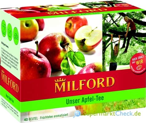 Infografik Zutatenprofile Milford Apfel Karamell Tee