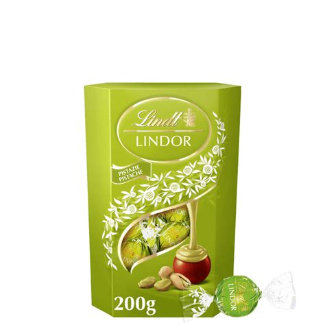 Infografik der Lindt Lindor Pistazie Zutaten