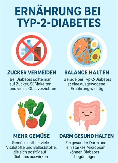 Infografik empfohlene Zuckermengen für Diabetiker