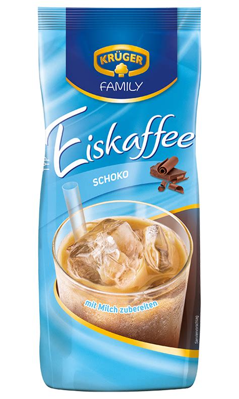 Infografik mit Inhaltsstoffen und Allergenen von Krüger Eiskaffee Schoko