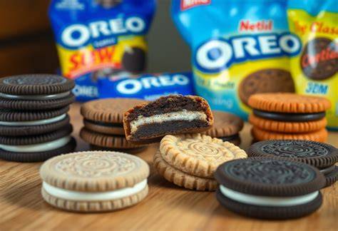 Infografik zu Nährwerten und Inhaltsstoffen verschiedener Oreo Sorten