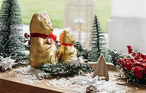 Infografik zu Zutaten und Allergenen des Lindt TEDDY Adventskalenders