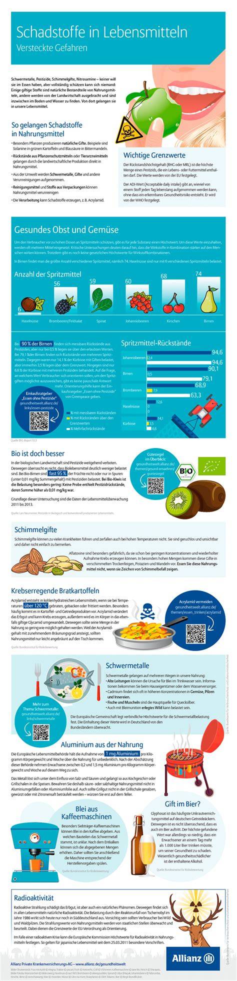 Infografik zu veganen und glutenfreien Lebensmitteln
