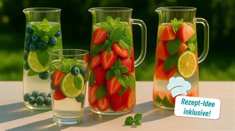 Infused Water - gesunde Alternative zu Softdrinks