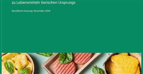 Inhaltsstoffe tierischen Ursprungs in Lebensmitteln