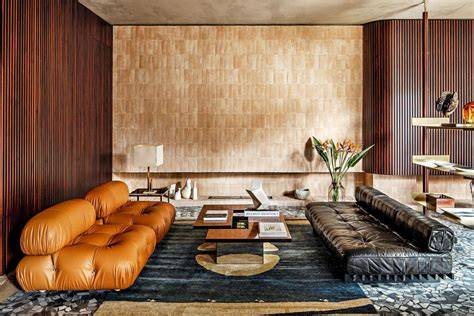 Innenansicht Café Braun mit Midcentury Modern Einrichtung