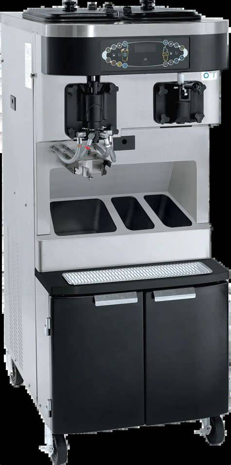 Innenansicht einer Taylor C602 Eismaschine mit Leiterplatten und Kupferrohren