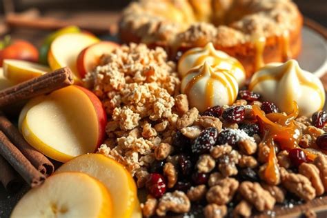Inspiration: Verschiedene Toppings und Variationen für Apfel-Schichtdesserts
