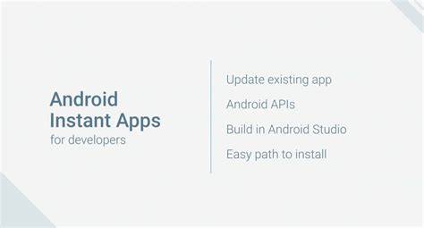 Instant Apps: App-Funktion ohne Installation