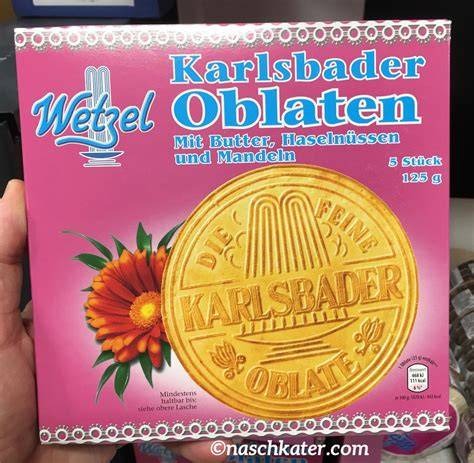 International ausgezeichnete Karlsbader Oblaten