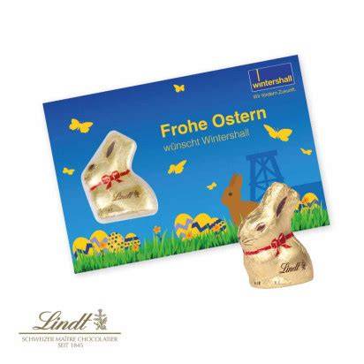 Internationale Präsenz Lindt Goldhase - Karte