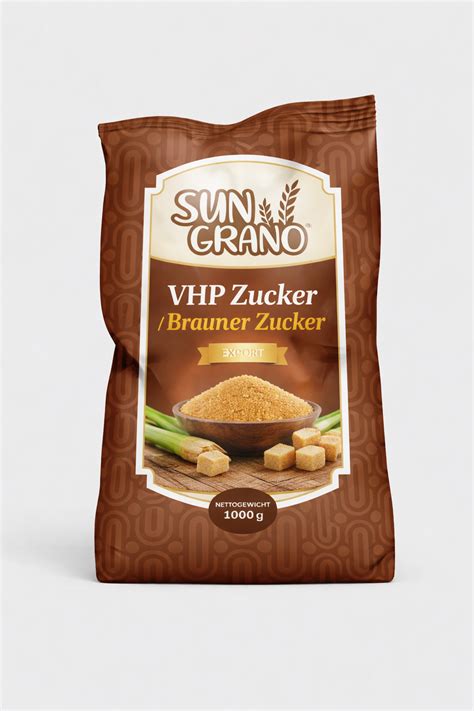 Italienische Verpackung brauner Zucker