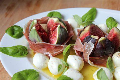 Jamie Oliver Feigen Salat angerichtet