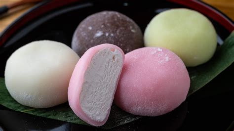 Japanische Mochis mit Anko-Füllung