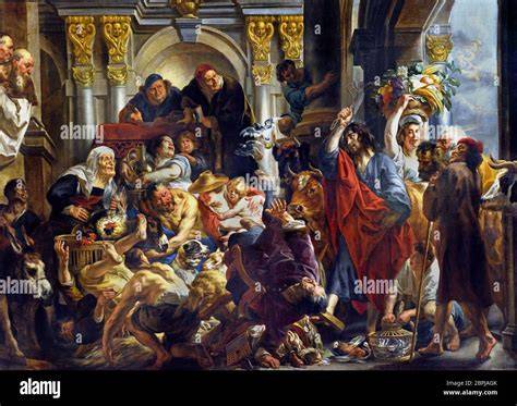 Jesus vertreibt Händler aus dem Tempel