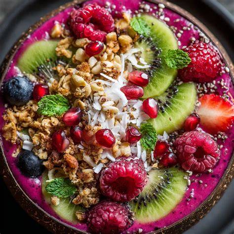 Jindaoui Bowl mit Früchten und Superfoods