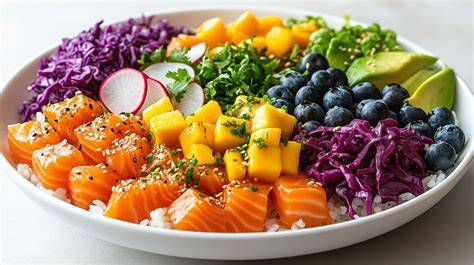 Jindaoui Bowl mit frischen Zutaten