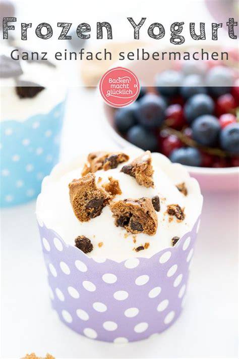 Joghurt, Zucker und Sahne als Basis für Frozen Joghurt