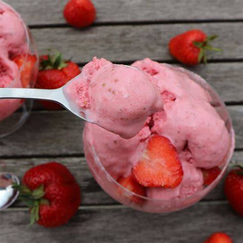 Joghurt Eis mit Marmelade für Kinder und Erwachsene - Familiengenuss
