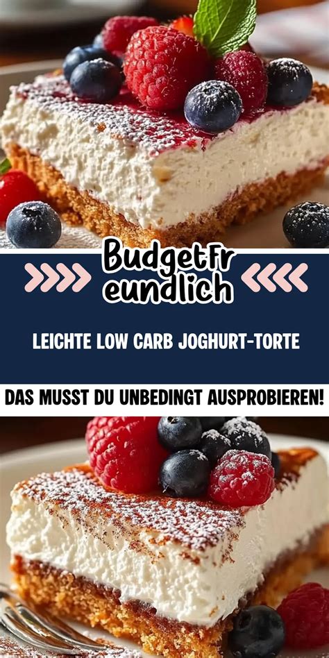 Joghurt Torte mit frischen Beeren und Minze dekoriert