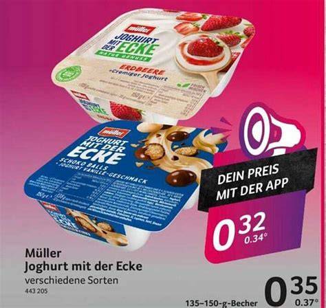 Joghurt mit der Ecke Verpackung und verschiedene Sorten