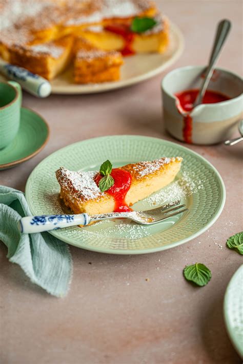 Joghurtkuchen im Anschnitt