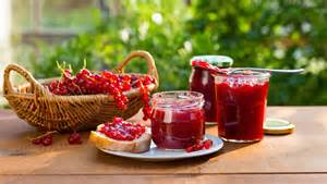 Johannisbeeren und Kiwis - frische Zutaten für Marmelade