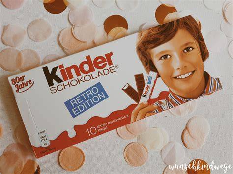 Jubiläumsprodukte: 50 Jahre Kinder Schokolade