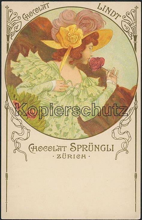 Jugendstil Sammelbilder Schokolade