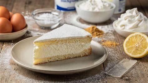 Käse-Sahne-Torte Schichten und Dekoration