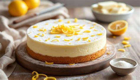 Käse-Sahne-Torte mit zitroniger Quarkcreme