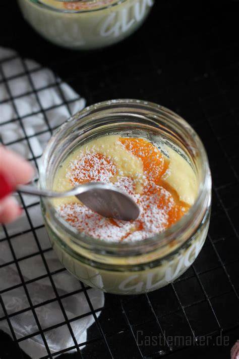 Käsekuchen Kugeln aufbewahrt im Glas