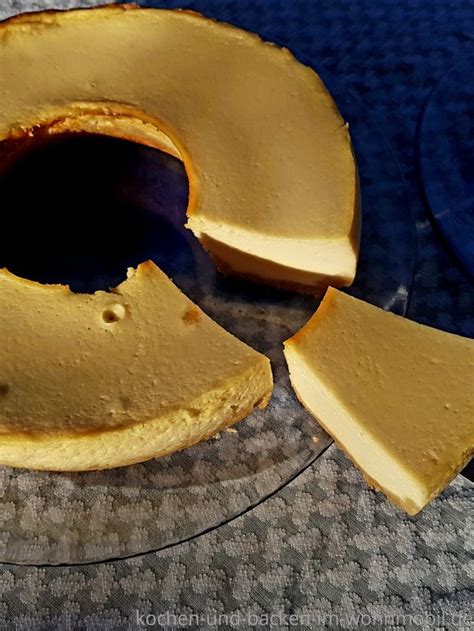 Käsekuchen im Backofen, gleichmäßige Bräunung