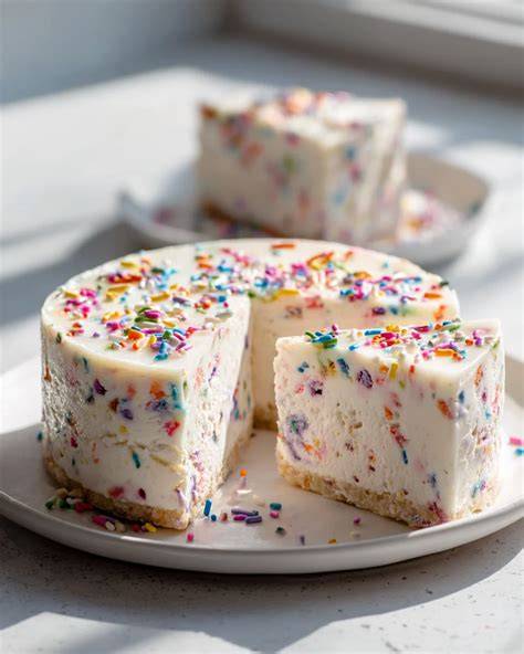 Käsekuchen im Kühlschrank zum Festwerden