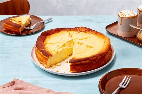 Käsekuchen ohne Boden, locker und luftig, Stückaufnahme