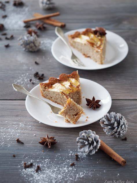 Käsekuchen-Tart mit Lebkuchengewürz