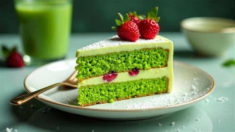 Käsekuchen-Variationen mit Matcha, Oliven und Hugo, Gemüse im Kuchen