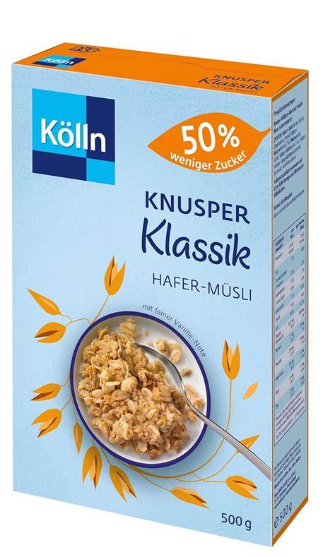 Kölln Knusper Varianten: Diverse Knuspermüsli-Sorten im Überblick