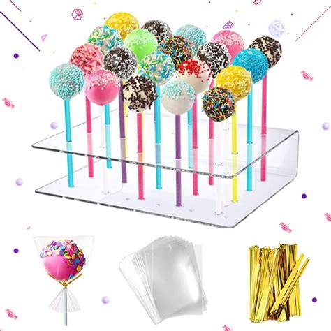 Küchengeräte: Schüssel, Löffel, Cake Pop-Ständer, Schokolade