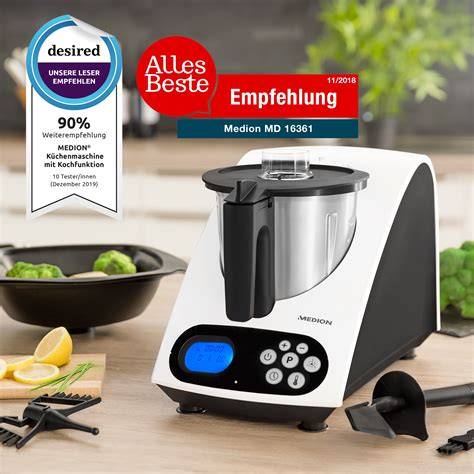 Küchenmaschine mit Kochfunktion: Gelierprozess und Dampfentwicklung