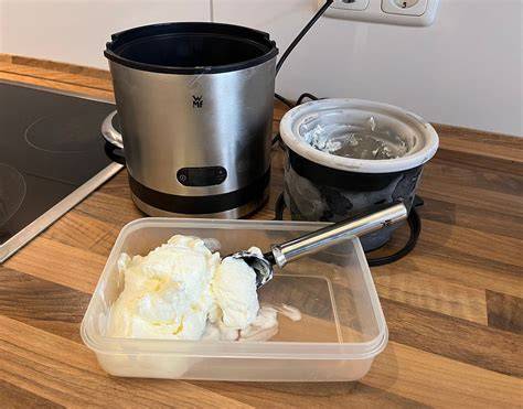 Kühlbehälter mit Rührer und Deckel WMF Eismaschine