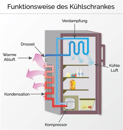 Kühlschrank mit Mürbeteig - symbolisiert das Kühlen des Teiges